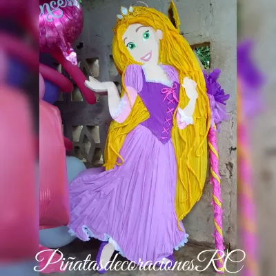PiÃ±ata Rapunzel; PiÃ±atas personalizadas y resistentes para toda ocasiÃ³n